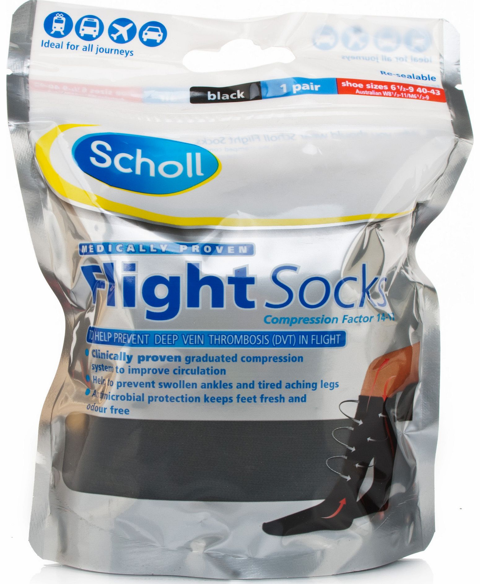 Flight Socks Sizes 6.5-9