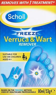 Scholl, 2041[^]10055872 Freeze Verruca Wart Remover - 80ml / 53g