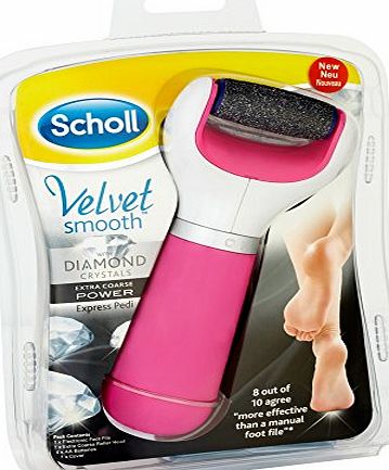 Scholl Velvet Smooth Diamond Pedi Extra Coarse Electric Hard Skin Remover