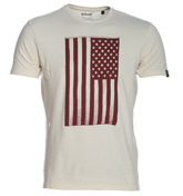 Americana Stars and Stripes White T-Shirt