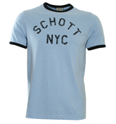 Heather Blue NYC Logo T-Shirt