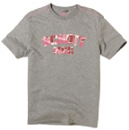 Mens Logo T-Shirt Grey/Pink