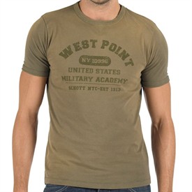 Mens Military T-Shirt Khaki