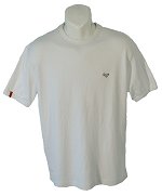 NYC Saga Ribbed T/Shirt White Size Medium