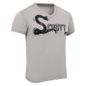 Snake short sleeved T-shirt - Light grey