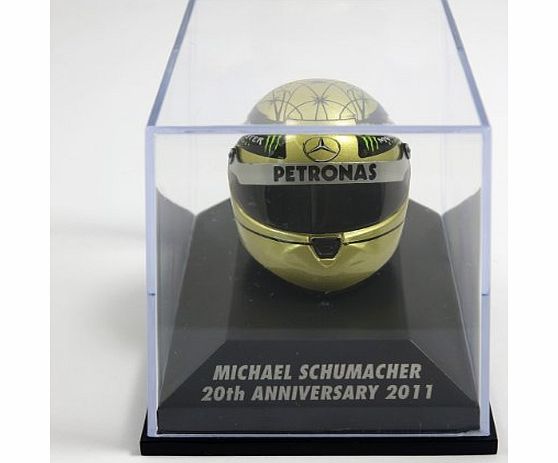 Schuberth Michael Schumacher Schuberth Miniature Replica Helmet 20th Anniversary 2011
