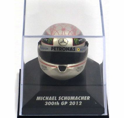Michael Schumacher Schuberth Miniature Replica Helmet 300th GP in Spa