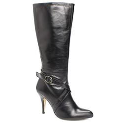 Female Alvento X-Strap Calf Leather Upper ?40+ in Black