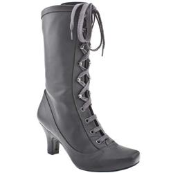 Female Cosmos Lace Up Calf Leather Upper ?40 plus in Grey