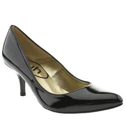 Schuh Female Hope Point Court Patent Patent Upper Low Heel Shoes in Black