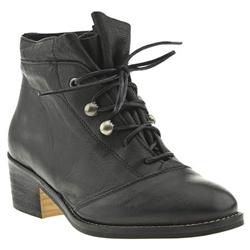 Schuh Female Max Block Heel Leather Upper Casual in Black, Brown