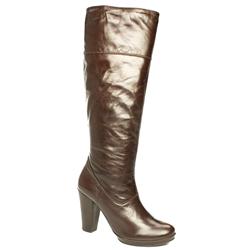 Schuh Female Zam Pf Knee Boot Leather Upper Calf/Knee in Dark Brown