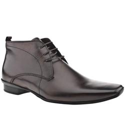 Schuh Male Andix Chukka Leather Upper Casual Boots in Dark Brown