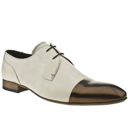 Schuh Male Daniel Leather Upper Laceup Shoes in Stone