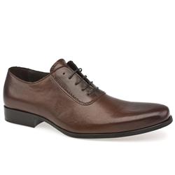 Schuh Male Sch Nelson Oxford Leather Upper Laceup in Dark Brown
