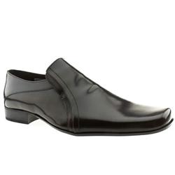 Schuh Male Stenson Slip Leather Upper in Dark Brown