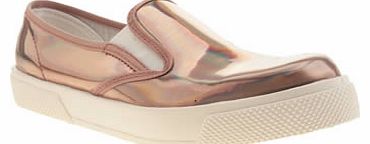 womens schuh bronze awesome slip on flats