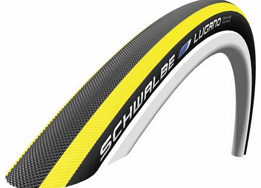Schwalbe Lugano 700 x 23mm Bike Tyre - Yellow Skin