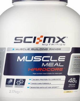 Sci-MX Nutrition  Muscle Meal Hardcore 2.17 kg Vanilla - High protein meal shake for mass gain