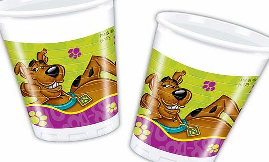 Scooby Doo 200 ml Plastic Cups (Pack of 8)
