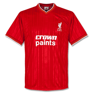 Scoredraw 1986 Liverpool Home Retro Shirt