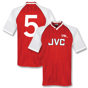 1988 Arsenal Home Retro Shirt + No. 5 (OLeary)