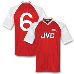 Scoredraw 1988 Arsenal Home Retro Shirt   No. 6 (Adams)