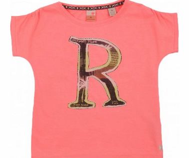 R T-shirt Coral `4 years,8 years,10 years,14 years