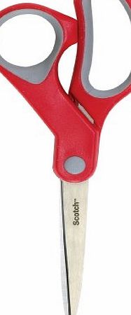 Scotch Comfort Scissors 1428, 20cm - Red/Grey