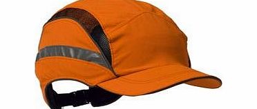 Scott Health and Safety Scott HC23 Bump Cap Helmet Hard Hat Hi Viz, High Vis Orange Baseball Style