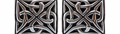 Scottish Jewellery Shop Sterling Silver Celtic Cufflinks With Gift Box