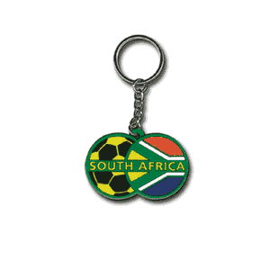 South Africa Rubber Keyring