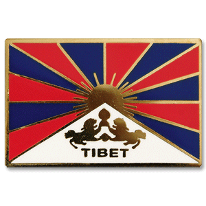 Tibet Pin Badge