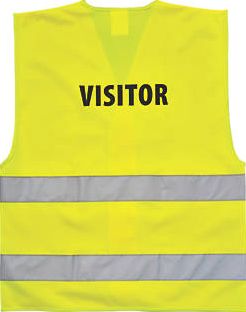 Screwfix, 1228[^]31782 Hi-Vis Visitors Waistcoat Yellow Small / Medium