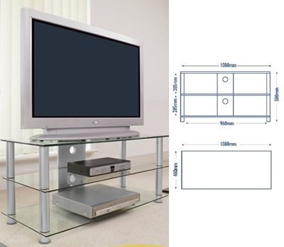 SD 002 - 3 Shelf AV Support