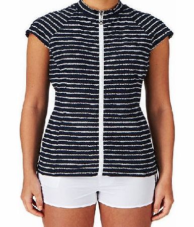 Seafolly Womens Seafolly Coastline Rash Vest - Indigo