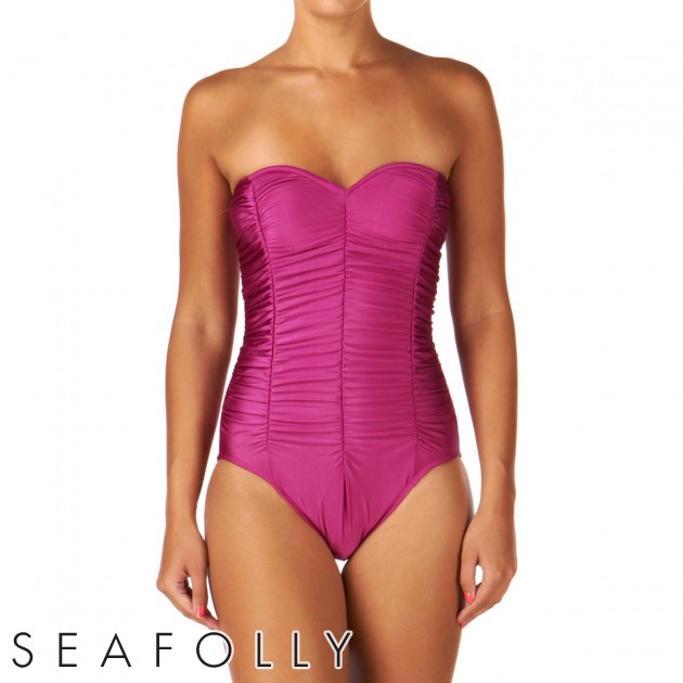 Seafolly Womens Seafolly Holywood Ruched Swimsuit -