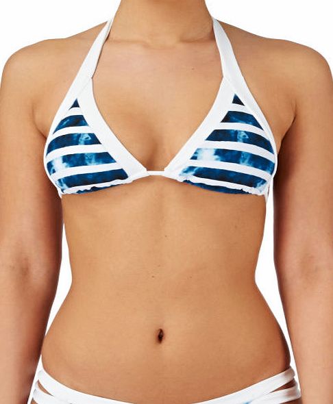 Seafolly Womens Seafolly Inked Stripe Slide Tri Bikini