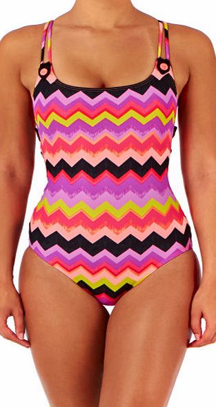 Seafolly Womens Seafolly Soundwave Tank Maillot Swimsuit