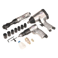 Air Tool Kit 3pc with Accessories