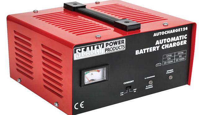 Sealey Battery Charger Electronic 18Amp 12/24V 230V