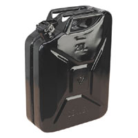 SEALEY Jerry Can 20ltr - Black