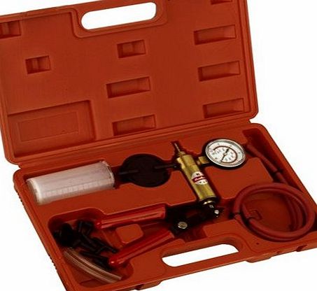 Sealey Vacuum Tester and Brake Bleeding Kit Complete with Carry Case