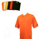SealSkinz Confidence Mens Classic Pique Cotton Golf Shirt - Orange , L