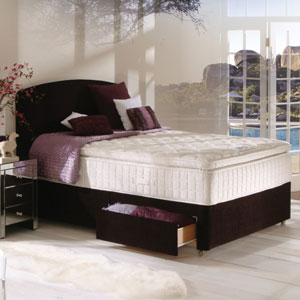 , Syracosa, 4FT 6 Double Divan Bed