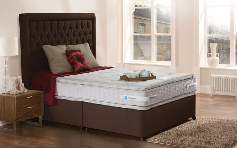 Sealy Contract Sealy Pillow Coniston Contract Divan Bed, King