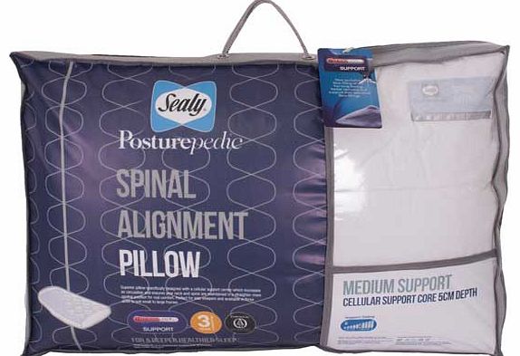 Sealy Posturepedic Spinal Alignment Pillow - 7cm