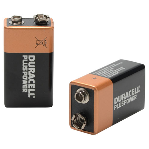 Duracell Plus Power 9v Batteries Pack of 2