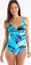 Seaspray, 1294[^]236646 Seychelles Long Length Crossover One Piece - Blue