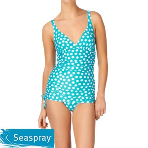 Seaspray Swimsuits - Seaspray Polka Dots Skirted